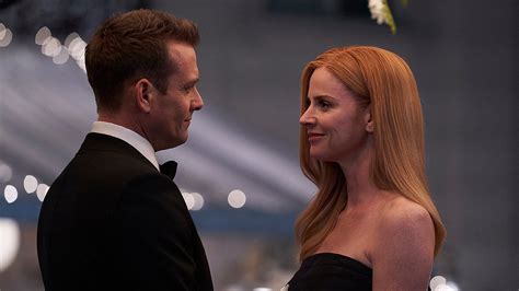 gabriel macht with wife|donna and harvey wedding.